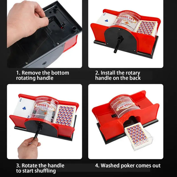 Manual 2 Deck Card Shuffler